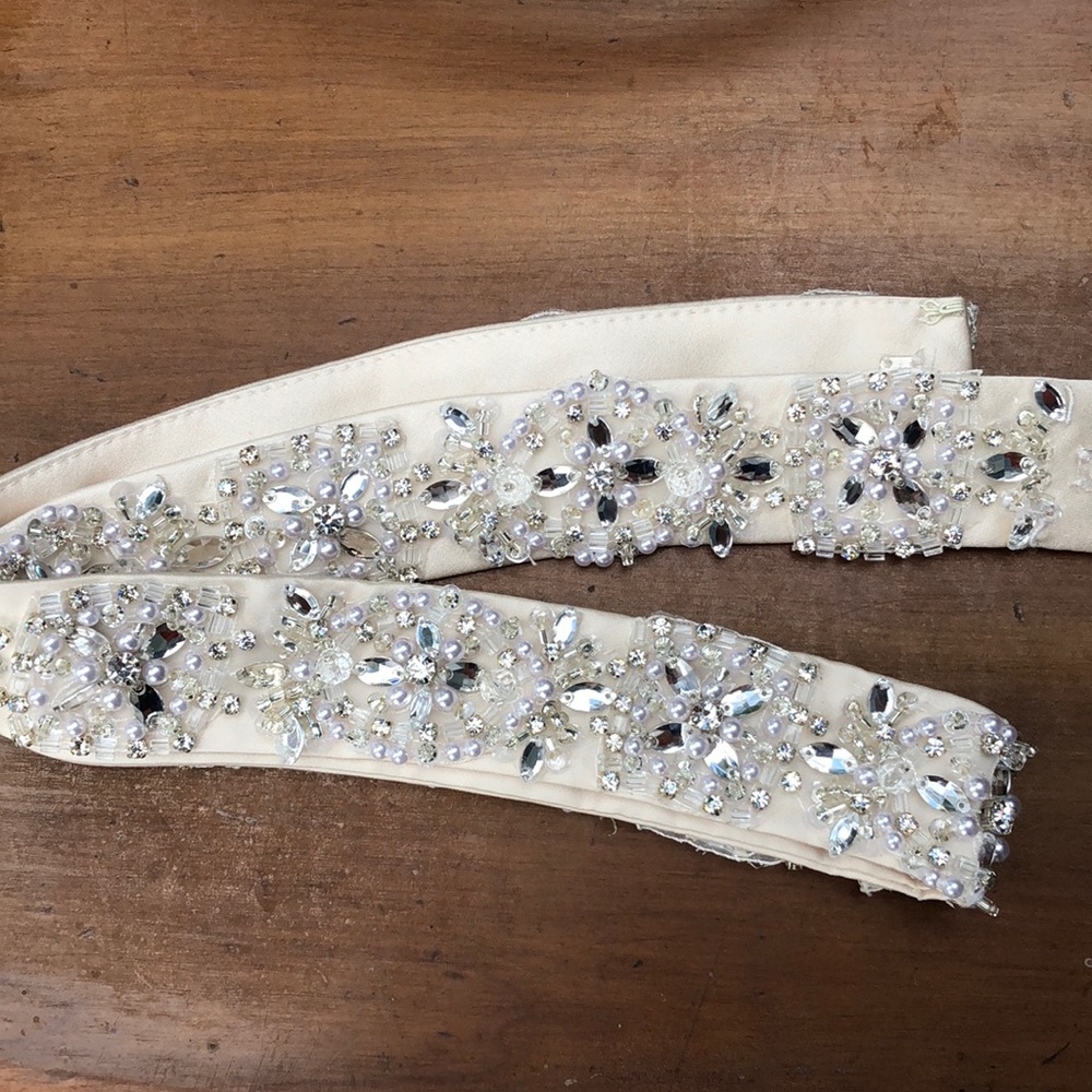 Bridal Belt- Champagne